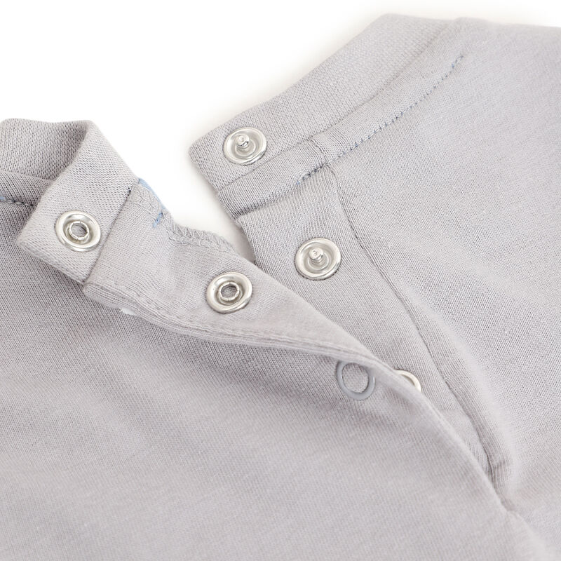 Boys Medium Grey Graphic Printed Short Sleeve T-Shirt image number 3